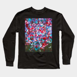 Abstract Painting - Raindrops on the Window Long Sleeve T-Shirt